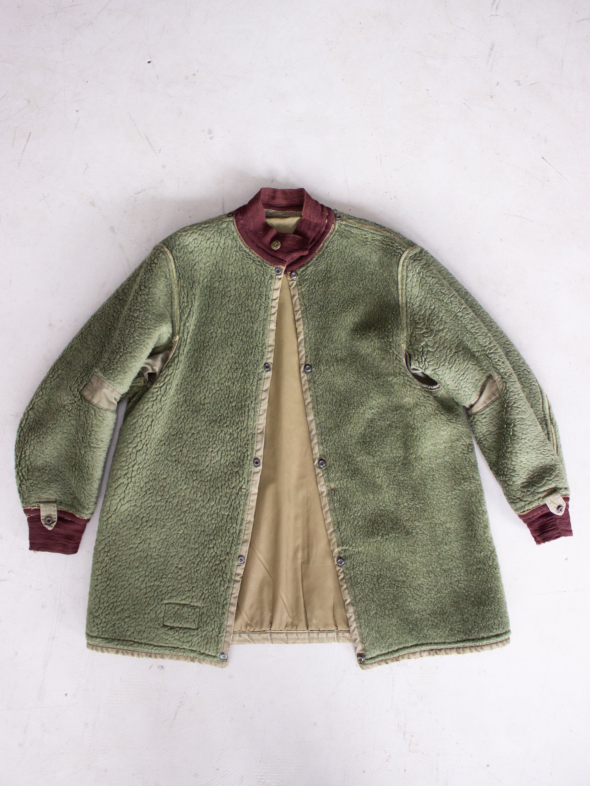 Vintage 1960's Fleece Military Liner Jacket by North West